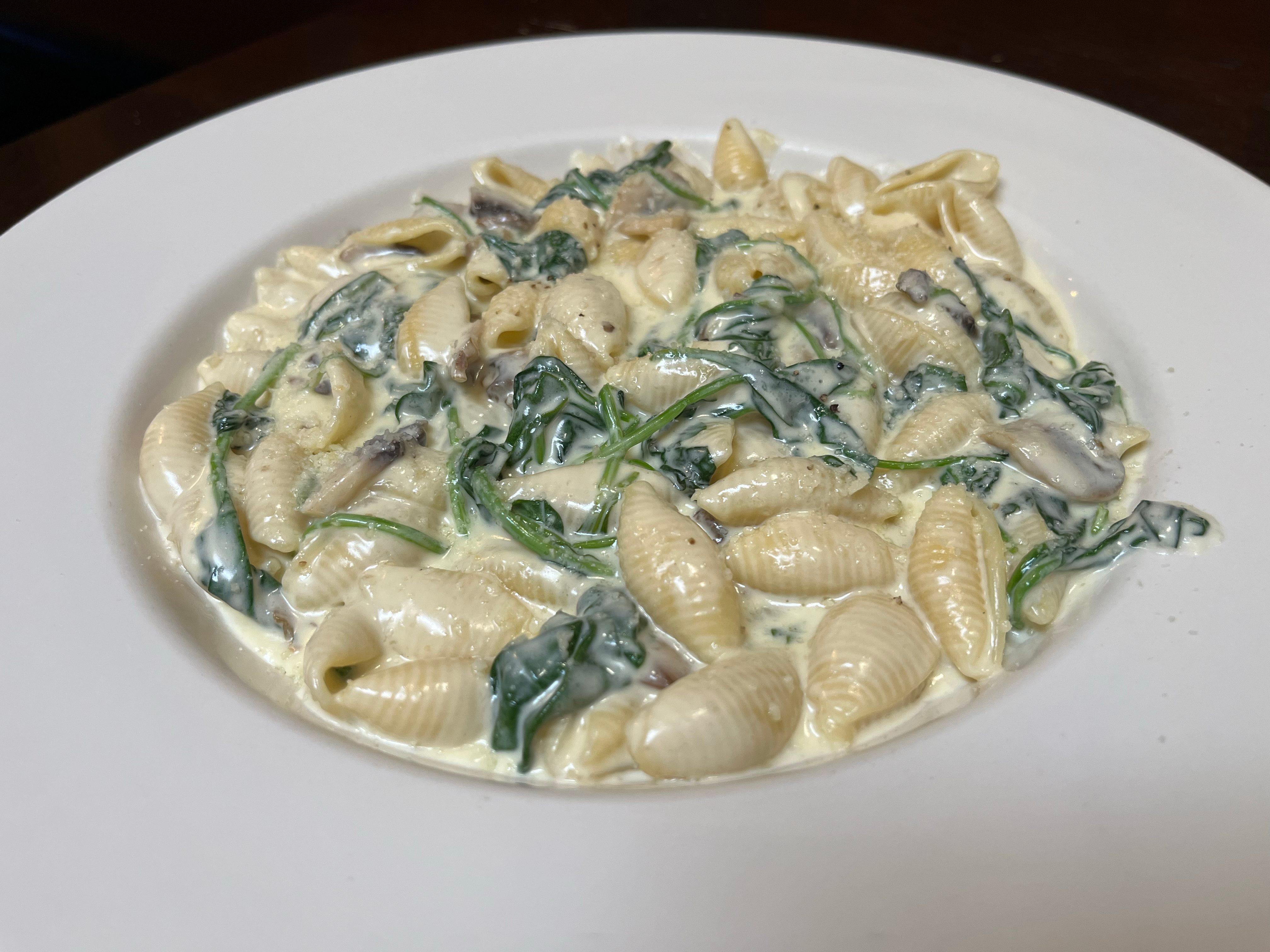 Spinach Pasta.
