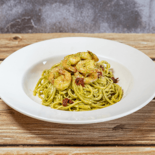 Creamy Shrimp Pesto
