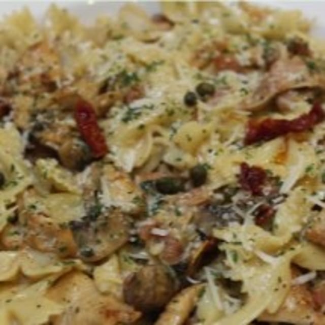 Chicken Farfalle Pasta.