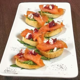 Smoked Salmon Bruschetta