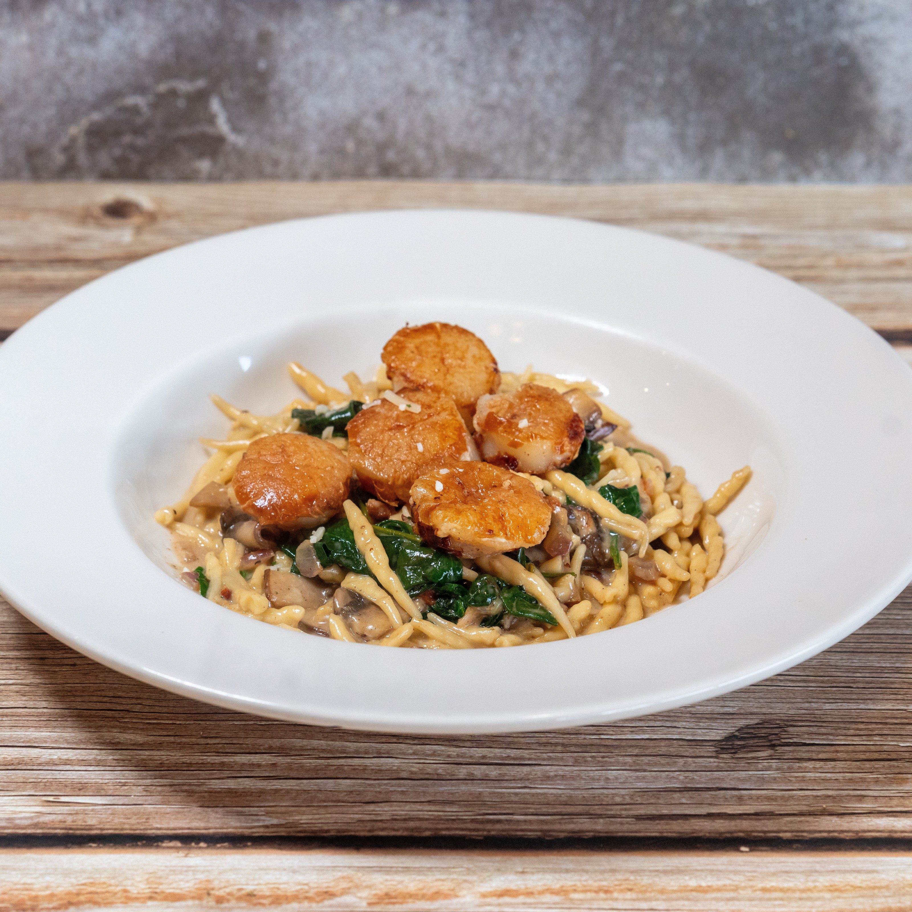 Seared Sea Scallops.