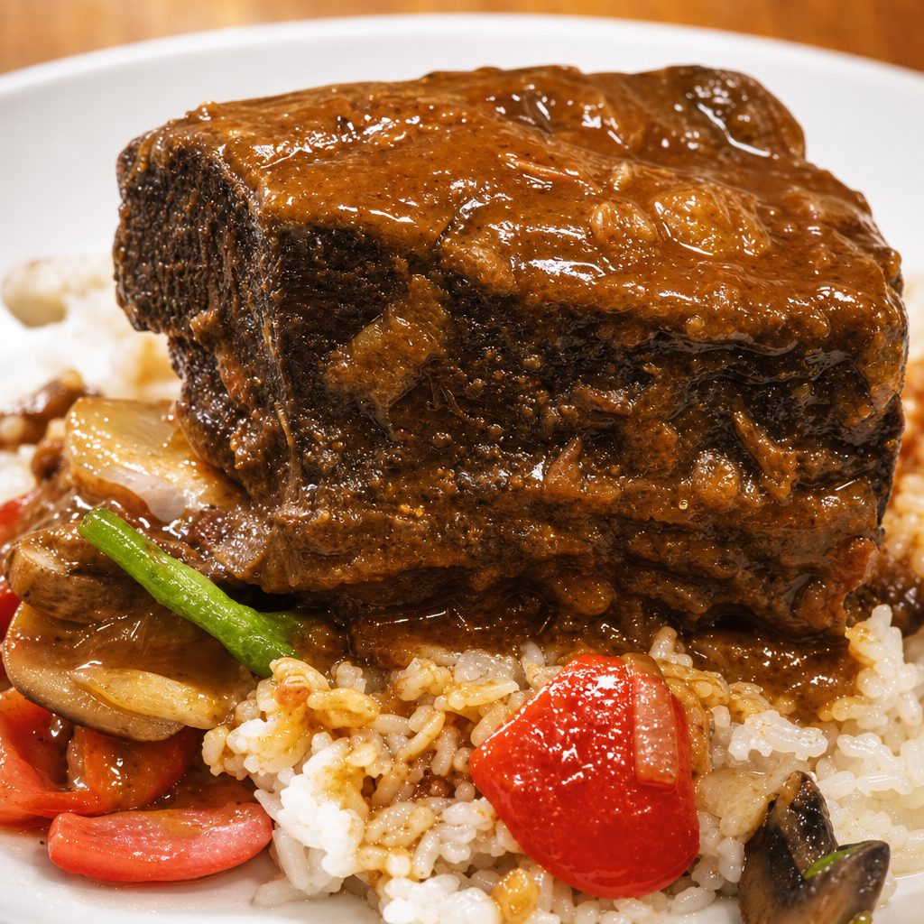 Braised Beef Short Rib.