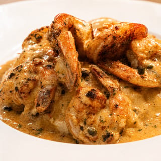 Shrimp Garlic Mashed Potatoes