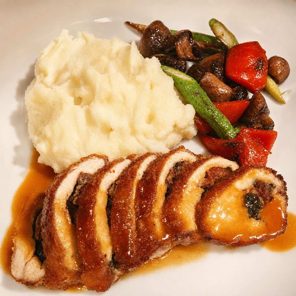 Stuffed Chicken Breast.