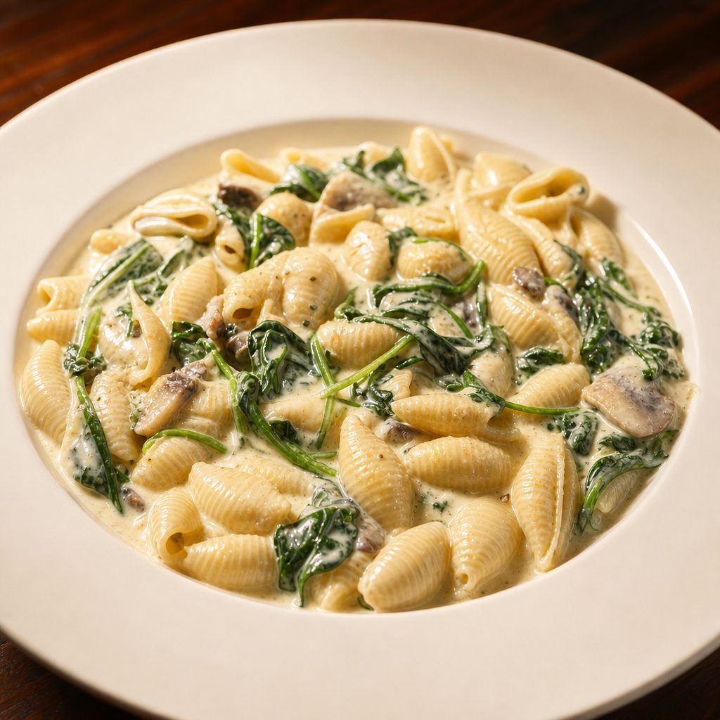 Spinach Pasta.